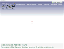 Tablet Screenshot of ikariatours.com